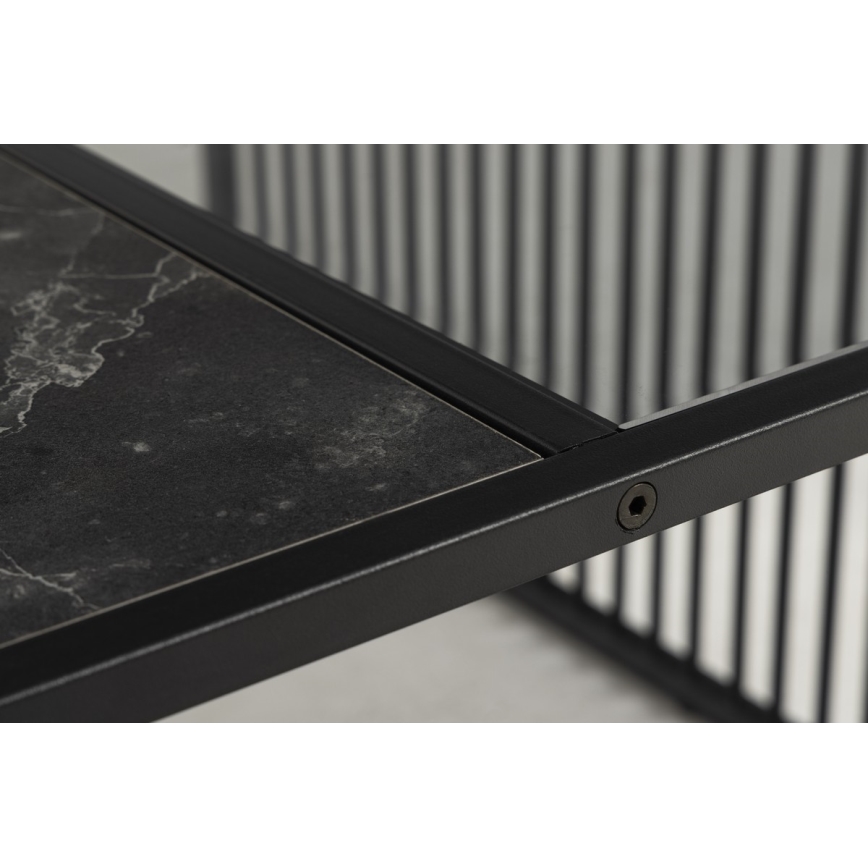 DEVIN dohányzóasztal fekete