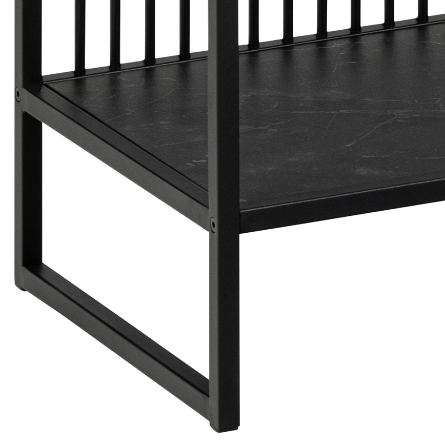 DEVIN könyvespolc fekete