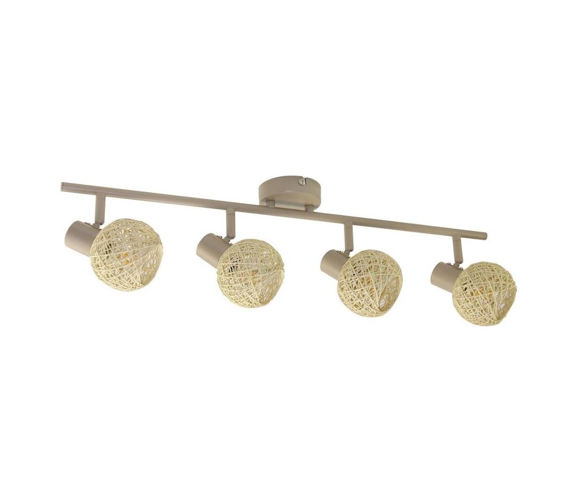 DEX spotlámpa 4xE14/10W/230V bézs/krém ML2120