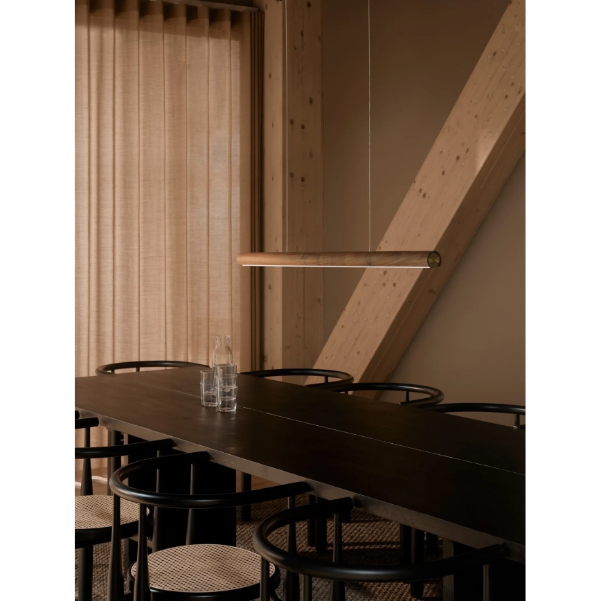 DFTP by Nordlux - AKENO LED, fényerőszabályozható kábeles függőlámpa LED/25W/230V 3000K kőris