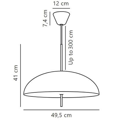 DFTP by Nordlux - Csillár zsinóron VERSALE 2xE27/15W/230V fehér