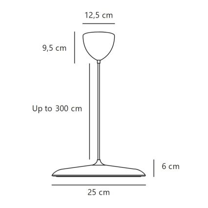 DFTP by Nordlux - LED dimmelhető kábeles függőlámpa ARTIST LED/14W/230V 3000K