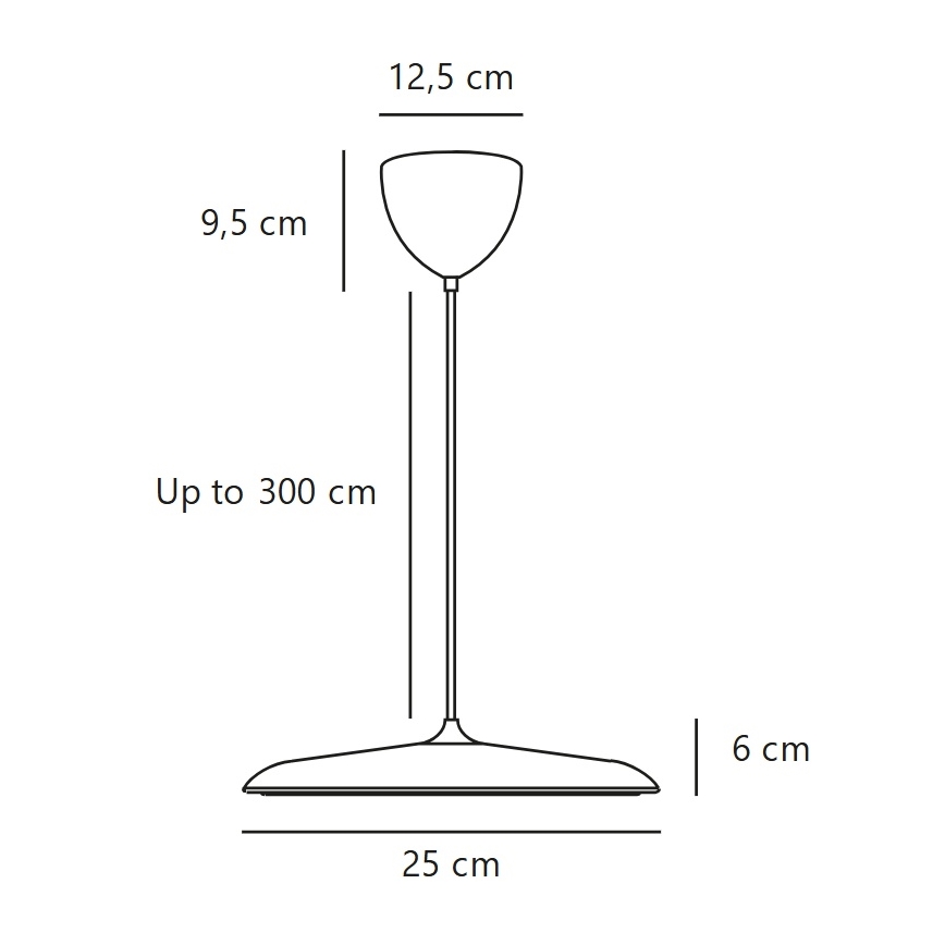 DFTP by Nordlux - LED dimmelhető kábeles függőlámpa ARTIST LED/14W/230V 3000K