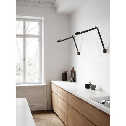 DFTP by Nordlux - LED érintőkapcsolós asztali lámpa 3 az 1-ben NOBU LED/9W/230V fekete