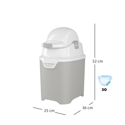 DiaperChamp - Pelenkatartó ONE rózsaszín