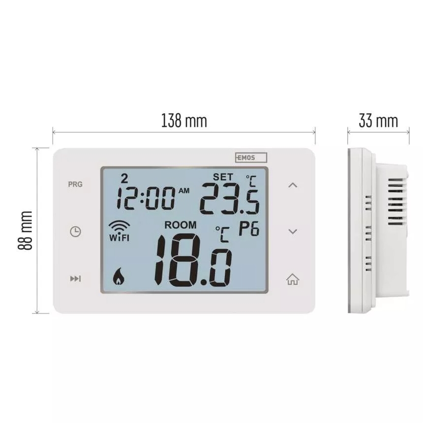 Digital termosztát GoSmart 230V/6A