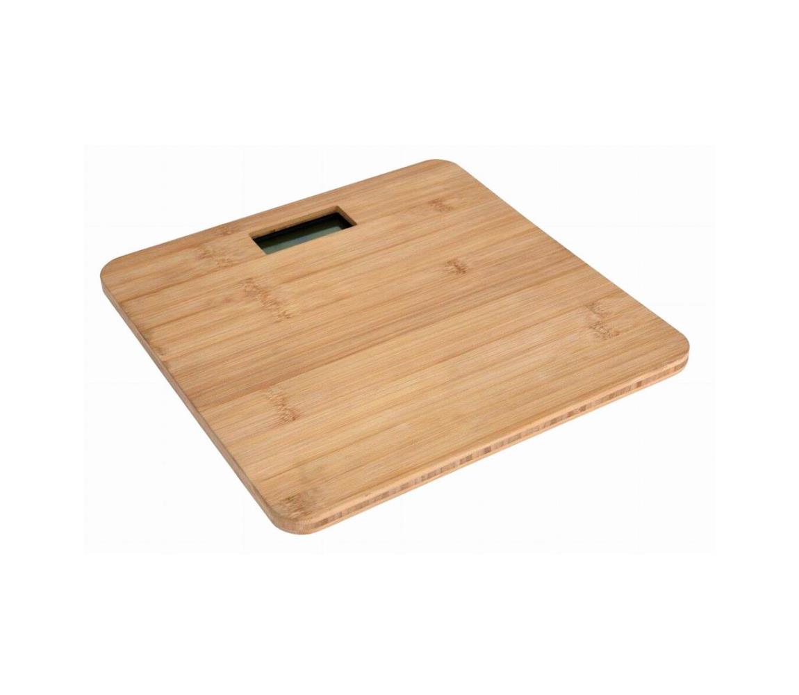 Digitális bambusz személyi mérleg 2xAAA OBSBB