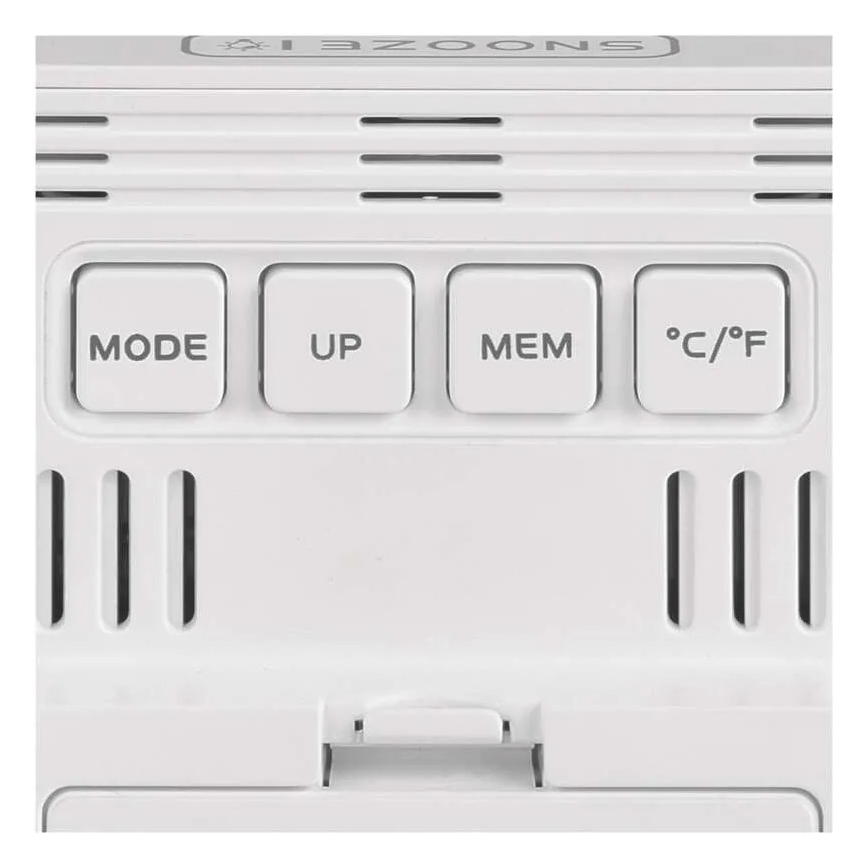 Digitális hőmérő és páratartalom-mérő 1xAA fehér