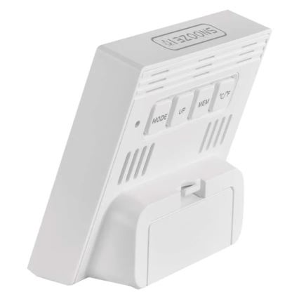 Digitális hőmérő és páratartalom-mérő 1xAA fehér