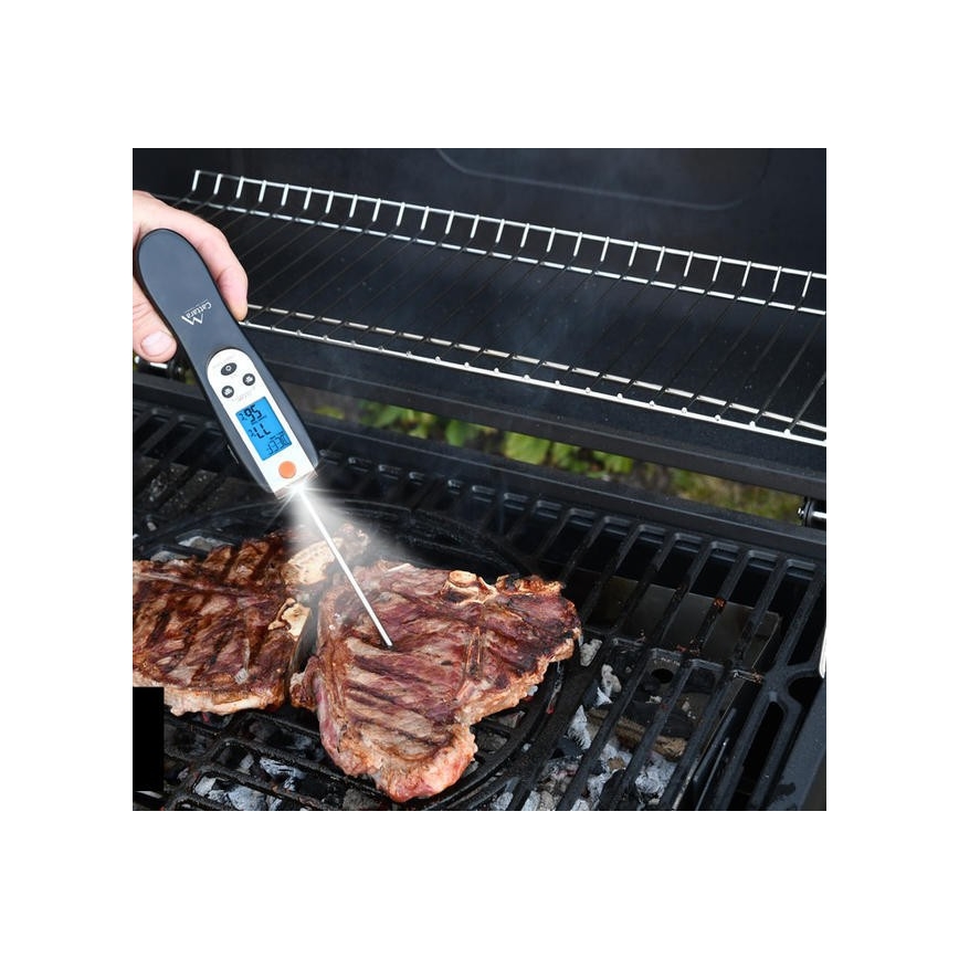 Digitális húshőmérő összecsukható 0-300°C 2xAAA