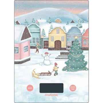 Digitális konyhai mérleg TORO 1xCR2032, falusi motívum