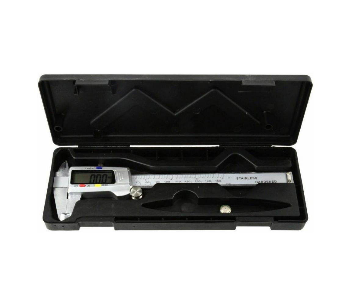 Digitális tolómérő 150mm 1xLR44 R296D