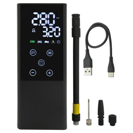 Digitális zsebsűrítő 4000 mAh 5V fekete