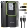 Digitális zsebméretű kompresszor, 5V 4000 mAh, fekete