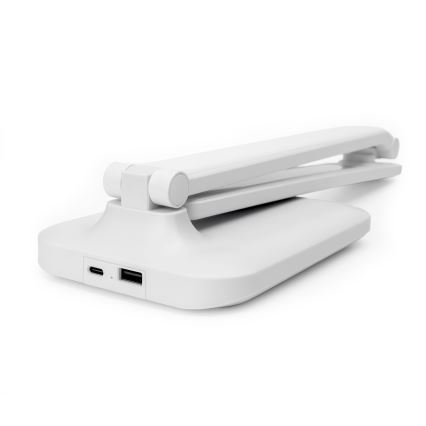 Dimmelhető, érintésvezérlésű LED asztali lámpa USB-porttal REMUS LED/5W/230V fehér