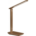 Dimmelhető LED asztali lámpa NOBLITE N LED/7W/230V 3000/4000/6500K barna