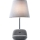 Dimmelhető LED asztali lámpa Qi-kompatibilis vezeték nélküli töltéssel SOFA LED/6W/230V, szürke