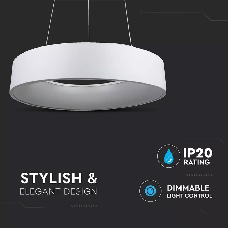 Dimmelhető LED csillár huzalon LED/20W/230V