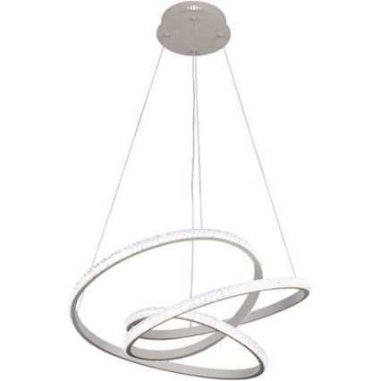 LED dimmelhető csillár kábelen, LED/90W/230V, 3000-6500K, Ø47 cm + távirányító