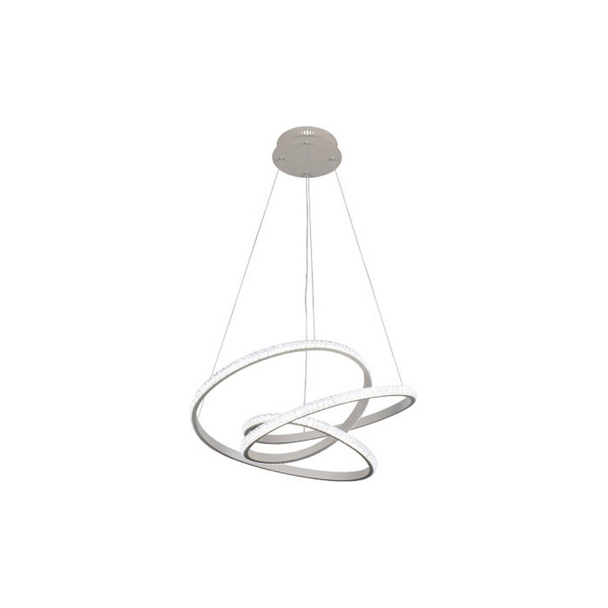 LED dimmelhető csillár kábelen, LED/90W/230V, 3000-6500K, Ø47 cm + távirányító