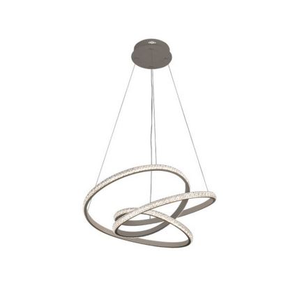 LED dimmelhető csillár kábelen, LED/90W/230V, 3000-6500K, Ø47 cm + távirányító