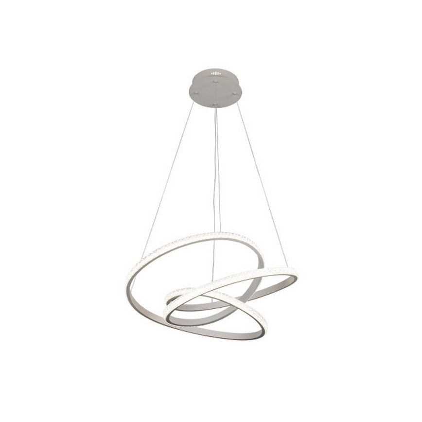 LED dimmelhető csillár kábelen, LED/90W/230V, 3000-6500K, Ø47 cm + távirányító