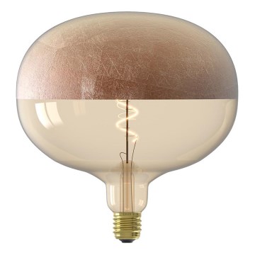 Dimmelhető LED filament izzó búrával E27/4W/230V 1800K, rézszínű, CRI 90