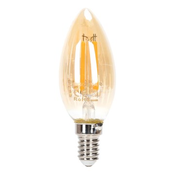 Dimmelhető LED izzó FILAMENT C35 E14/4W/230V 2200K - Aigostar