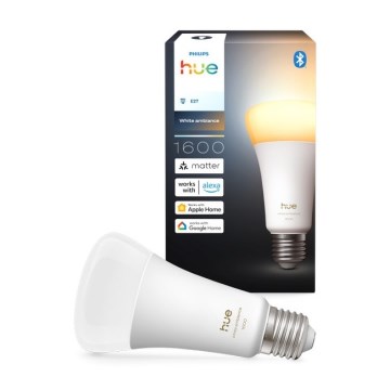 Dimmelhető LED izzó Philips Hue WHITE AMBIANCE E27/11,8W/230V 1000-20000K