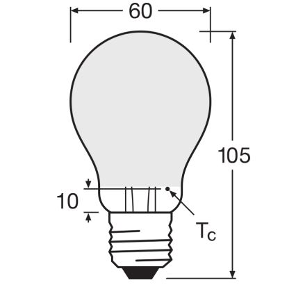 Dimmelhető LED izzó SUPERSTAR CLASSIC A60 E27/4,8W/230V 4000K - Osram