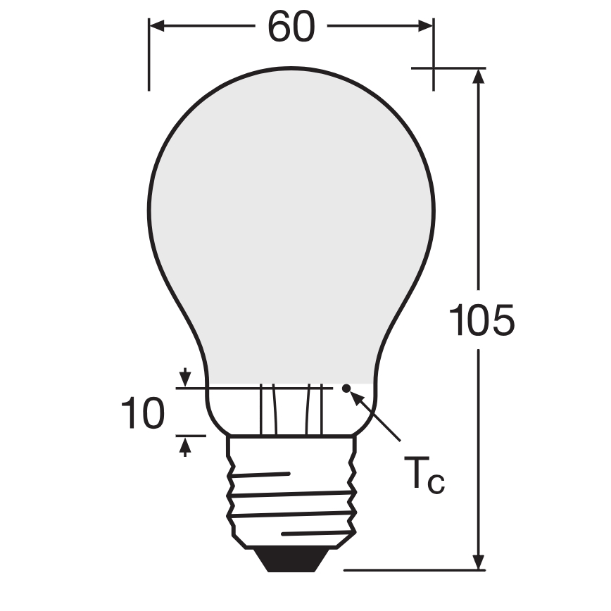 Dimmelhető LED izzó SUPERSTAR CLASSIC A60 E27/4,8W/230V 4000K - Osram