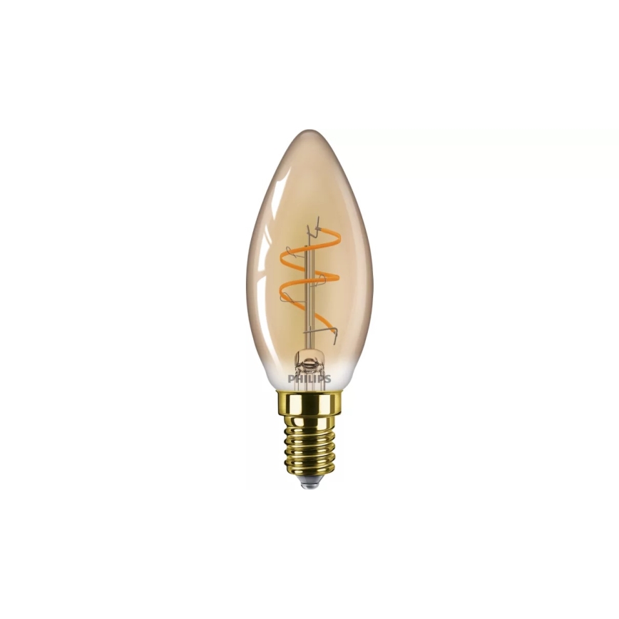 Dimmelhető LED izzó VINTAGE Philips B35 E14/2,7W/230V 1800K