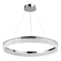 Dimmelhető LED kristálycsillár kábellel THALIA LED/55W/230V 3000-6000K Ø 80 cm + távirányító