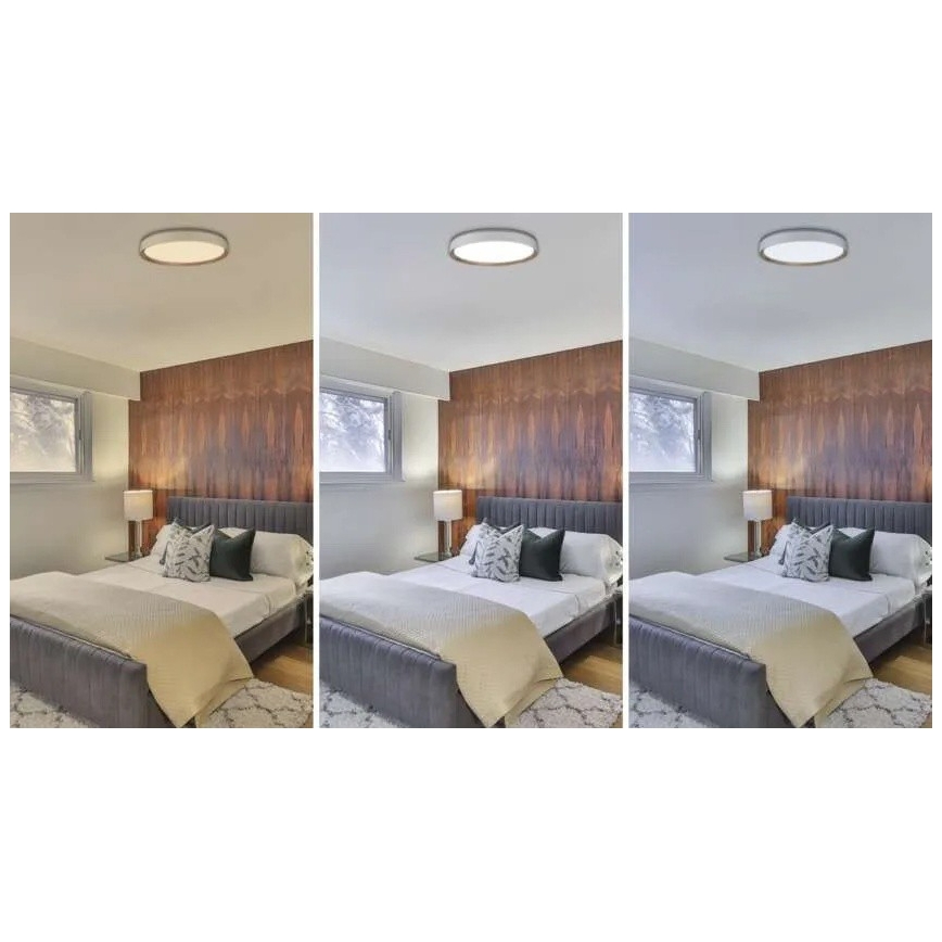 Dimmelhető mennyezeti lámpatest ILVI LED/45W/230V 2700-6500K Ø 50 cm fehér/bézs + távirányító