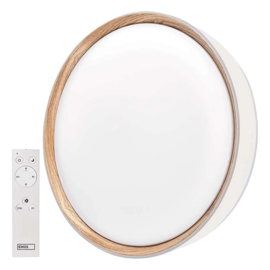Dimmelhető mennyezeti lámpatest ILVI LED/45W/230V 2700-6500K Ø 50 cm fehér/bézs + távirányító
