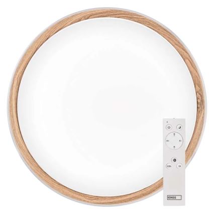 Dimmelhető mennyezeti lámpatest ILVI LED/45W/230V 2700-6500K Ø 50 cm fehér/bézs + távirányító