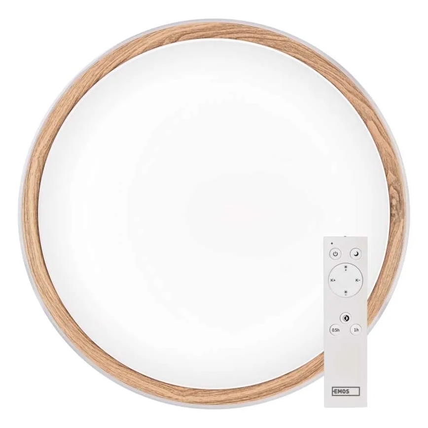 Dimmelhető mennyezeti lámpatest ILVI LED/45W/230V 2700-6500K Ø 50 cm fehér/bézs + távirányító