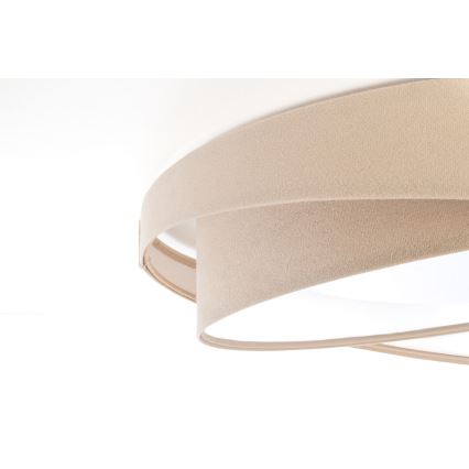 LED dimmelhető mennyezeti lámpa SMART GALAXY MODERN LED/24W/230V 3000-6500K átm. 55 cm bézs/fehér + távirányító