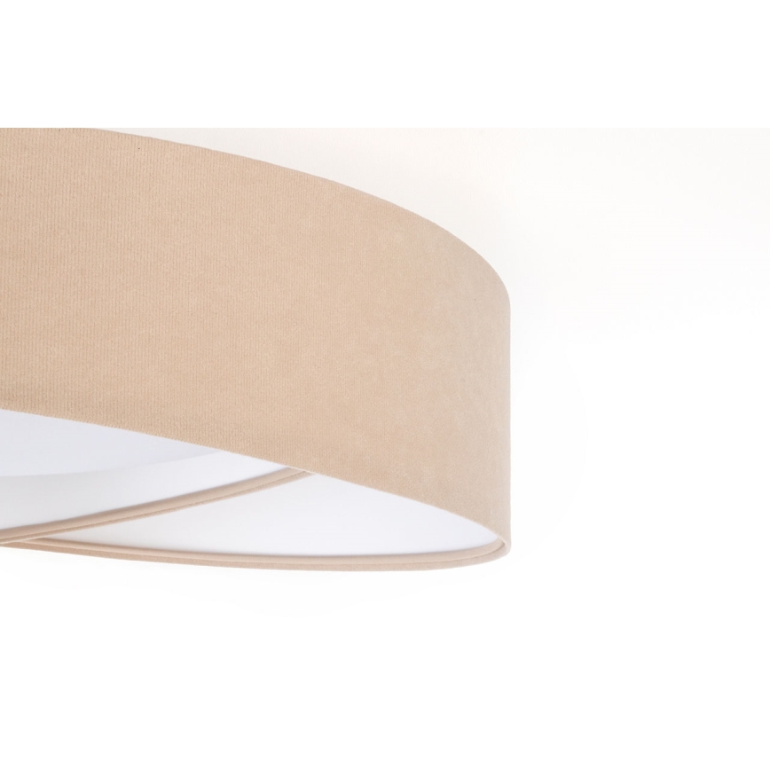LED dimmelhető mennyezeti lámpa SMART GALAXY MODERN LED/24W/230V 3000-6500K átm. 55 cm bézs/fehér + távirányító