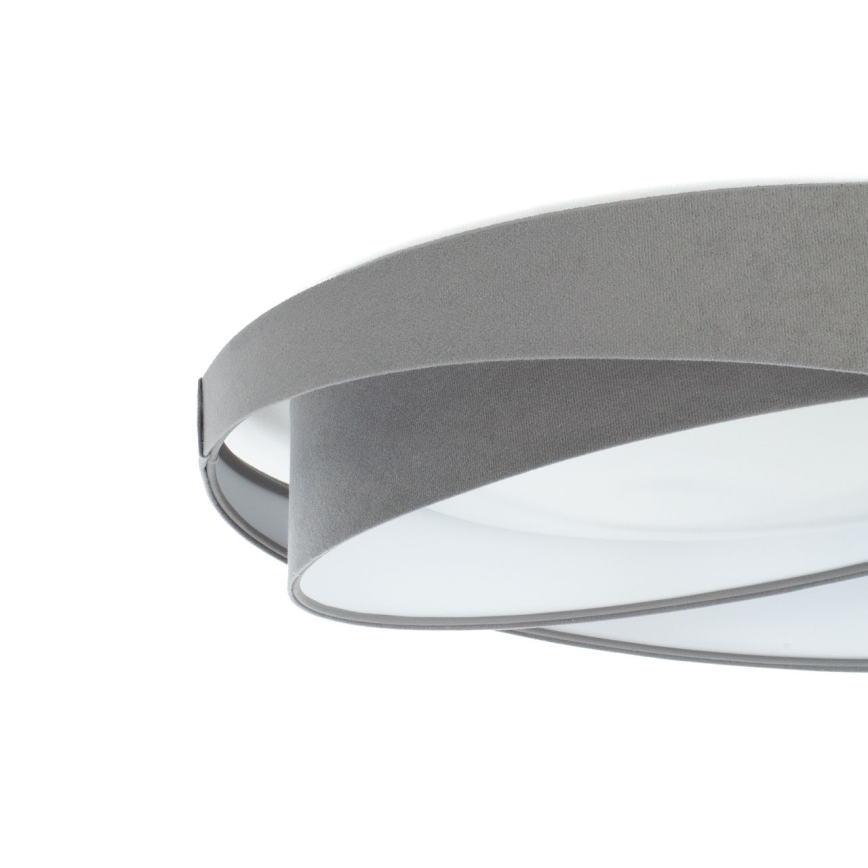 LED dimmelhető mennyezeti lámpa SMART GALAXY MODERN, 24W, 230V, 3000–6500K, Ø 55 cm, szürke/fehér + távirányító