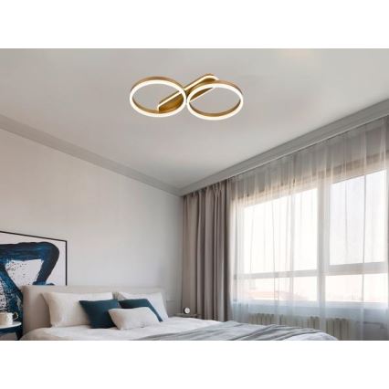 Dimmelhető LED mennyezeti lámpatest LED/60W/230V 3000-6500K + távirányító