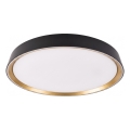Dimmelhető mennyezeti lámpatest ILVI LED/45W/230V 2700–6500K, átmérő 50 cm, fekete/bézs + távirányító