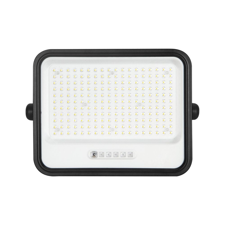 LED dimmelhető napelemes reflektor LED/400W/3,2V 2000-8000K IP65 20000 mAh fekete + távirányító