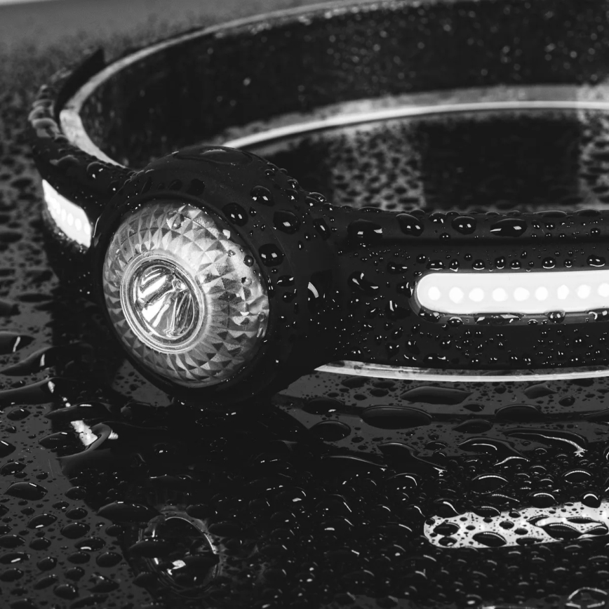 Fokozatmentesen szabályozható, újratölthető LED fejlámpa piros fénnyel LED/5V IPX4 550 lm 600 mAh