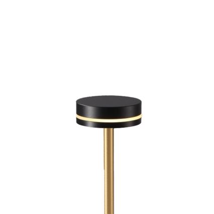 Dimmelhető újratölthető LED asztali lámpa SAM LED/5W/5V 3600 mAh fekete/arany