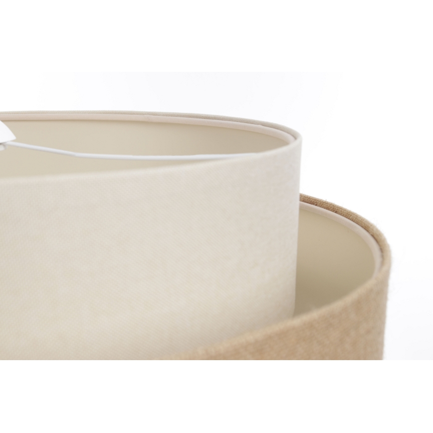 Lámpa zsinóron DOBLO 1xE27/60W/230V bézs/krém