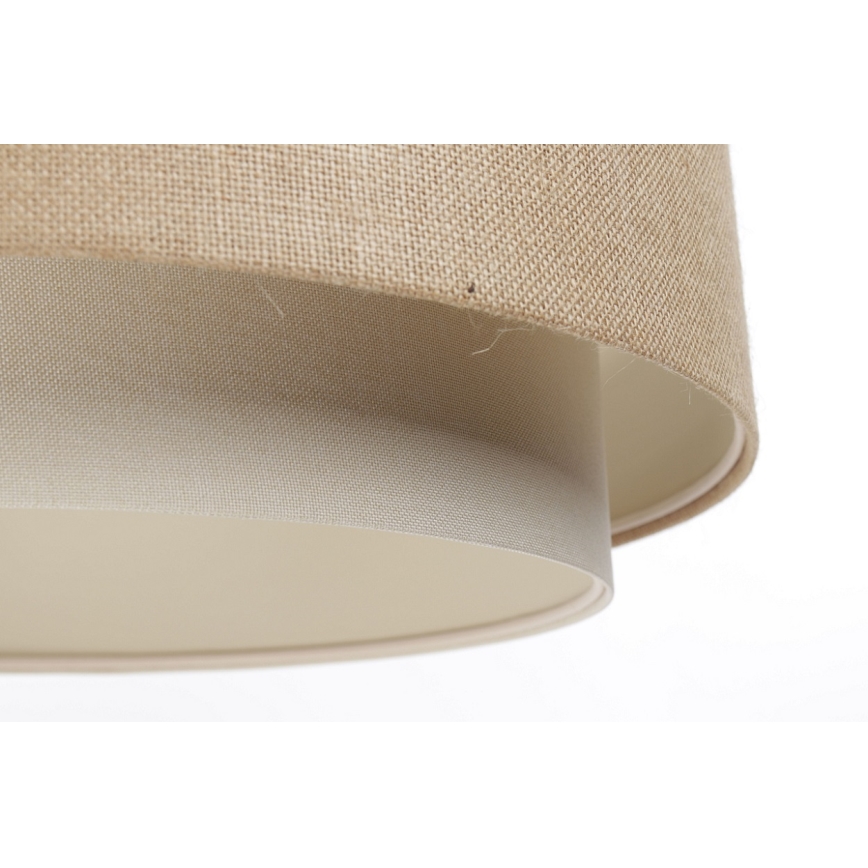 Lámpa zsinóron DOBLO 1xE27/60W/230V bézs/krém