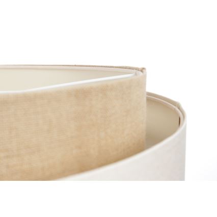 Lámpa zsinóron DOBLO 1xE27/60W/230V krémszínű/bézs