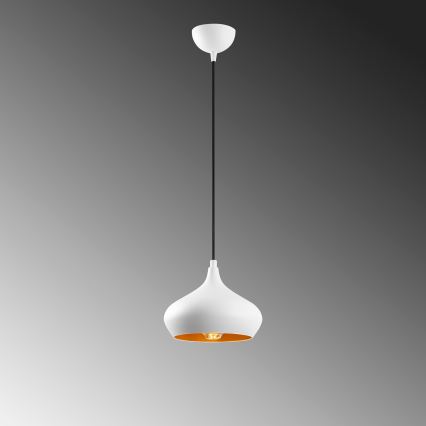 DODO zsinóros függőlámpa 1xE27/40W/230V fehér