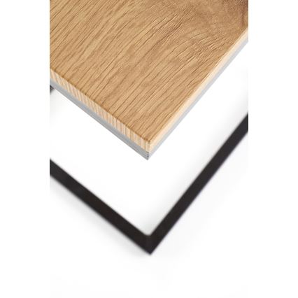 Dohányzóasztal AURIA tölgy/fekete